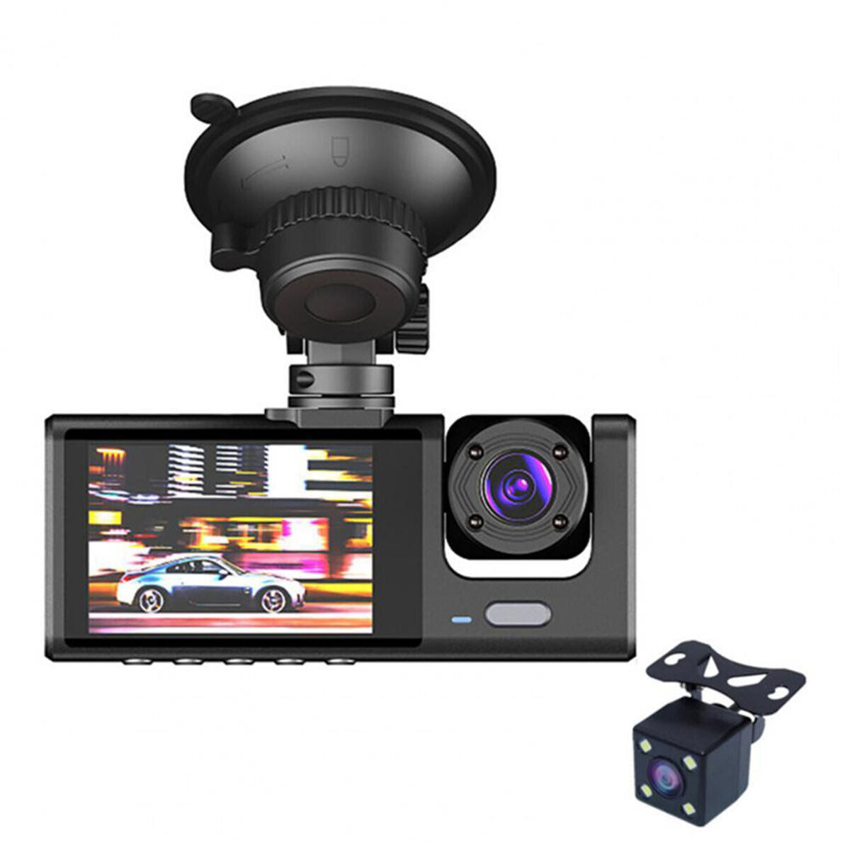 1080P Dual Lens Car Dash Cam Recorder G Sensor DVR Front And Rear Camera Video