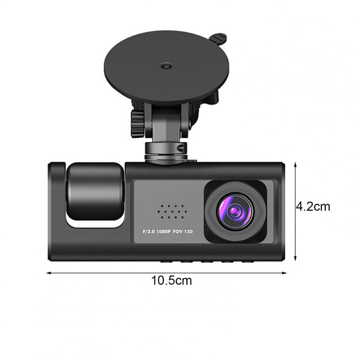 1080P Dual Lens Car Dash Cam Recorder G Sensor DVR Front And Rear Camera Video