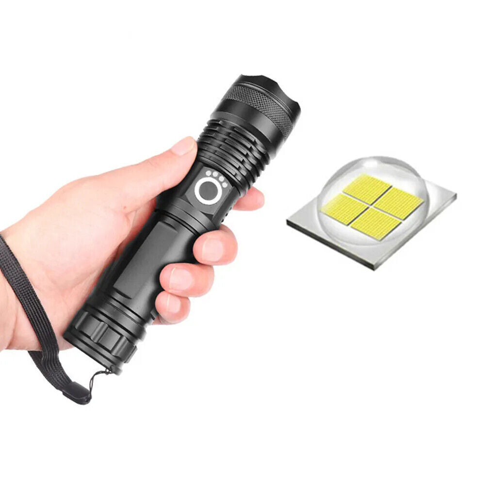 Tactical Flashlight Police Multi-mode Handheld Flashlamp Torch Waterproof Lamp