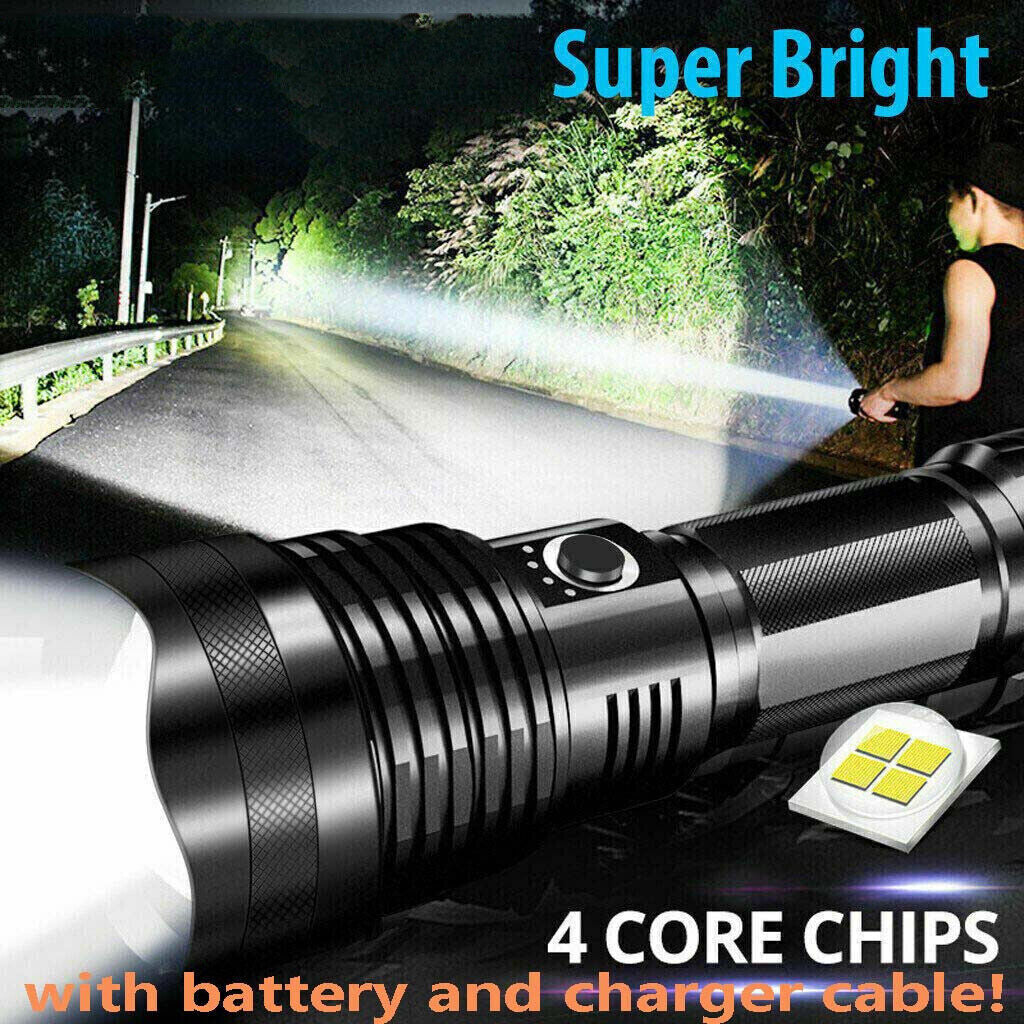 Tactical Flashlight Police Multi-mode Handheld Flashlamp Torch Waterproof Lamp